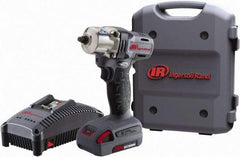 Ingersoll-Rand - 3/8" Drive 20 Volt Pistol Grip Cordless Impact Wrench & Ratchet - 1,700 RPM, 2,800 BPM, 160 Ft/Lb Torque, 1 Lithium-Ion Battery Included - Exact Tool & Supply
