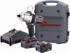 Ingersoll-Rand - 1/2" Drive 20 Volt Pistol Grip Cordless Impact Wrench & Ratchet - 1,900 RPM, 2,300 BPM, 780 Ft/Lb Torque, 2 Lithium-Ion Batteries Included - Exact Tool & Supply