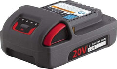 Ingersoll-Rand - 20 Volt Lithium-Ion Power Tool Battery - 2.5 Ahr Capacity, 1-1/4 hr Charge Time, Series IQV - Exact Tool & Supply