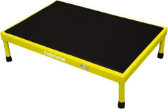 Cotterman - 6" 1 Step Platform - Work Platform, 800 Lb Capacity, 25" Base Width x 49" Base Depth - Exact Tool & Supply