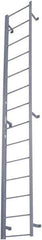 Cotterman - 99" 9 Step Fixed Ladder - Dock Ladder, 300 Lb Capacity, 21" Base Width x 9" Base Depth - Exact Tool & Supply