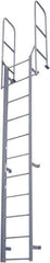 Cotterman - 164" 11 Step Fixed Ladder - Dock Ladder, 300 Lb Capacity, 27" Base Width x 18" Base Depth - Exact Tool & Supply