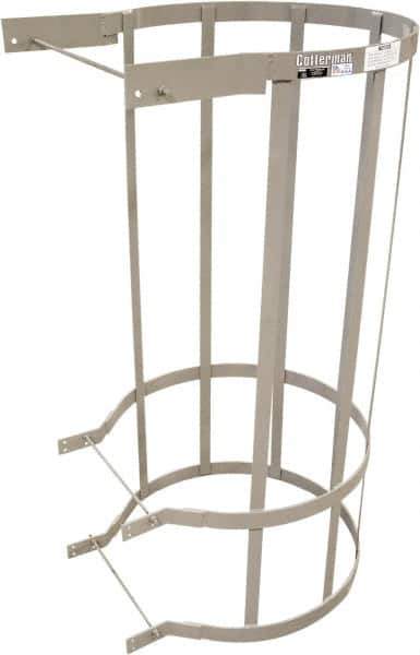 Cotterman - Ladder Modular Bolt-On Cage - Gray, Use with Uncaged Fixed Ladder - Exact Tool & Supply