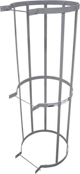 Cotterman - Ladder Modular Bolt-On Cage - Gray, Use with Uncaged Fixed Ladder - Exact Tool & Supply