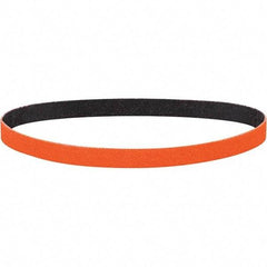 Dynabrade - 1" Wide x 30" OAL, 60 Grit, Ceramic Abrasive Belt - Ceramic, Coated, Y Weighted Cloth Backing, Wet/Dry - Exact Tool & Supply