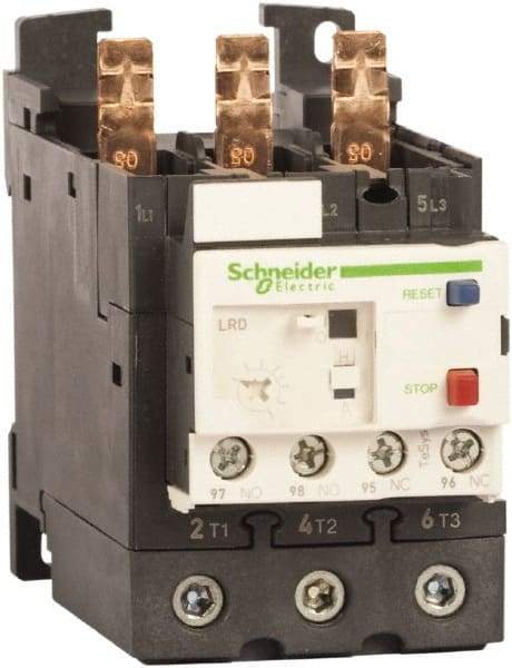 Schneider Electric - 30 to 40 Amp, 690 VAC, Thermal IEC Overload Relay - Trip Class 10A, For Use with LC1D40A and LC1D65A - Exact Tool & Supply