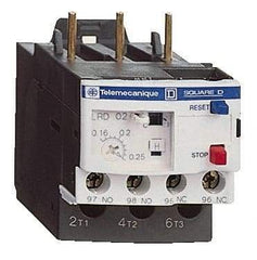 Schneider Electric - 0.1 to 0.16 Amp, 690 VAC, Thermal IEC Overload Relay - Trip Class 10A, For Use with LC1D09 and LC1D38 - Exact Tool & Supply
