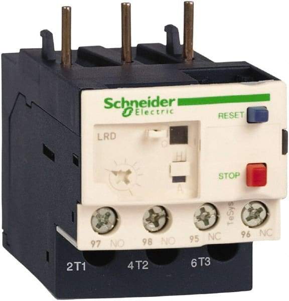 Schneider Electric - 9 to 13 Amp, 690 VAC, Thermal IEC Overload Relay - Trip Class 10A, For Use with LC1D12 and LC1D38 - Exact Tool & Supply