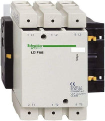 Schneider Electric - 3 Pole, 120 Coil VAC, 275 Amp at 440 VAC, Nonreversible IEC Contactor - Bureau Veritas, CCC, CSA, DNV, EN/IEC 60947-1, EN/IEC 60947-4-1, GL, JEM 1038, LROS, RINA, RMRoS, RoHS Compliant, UL Listed - Exact Tool & Supply