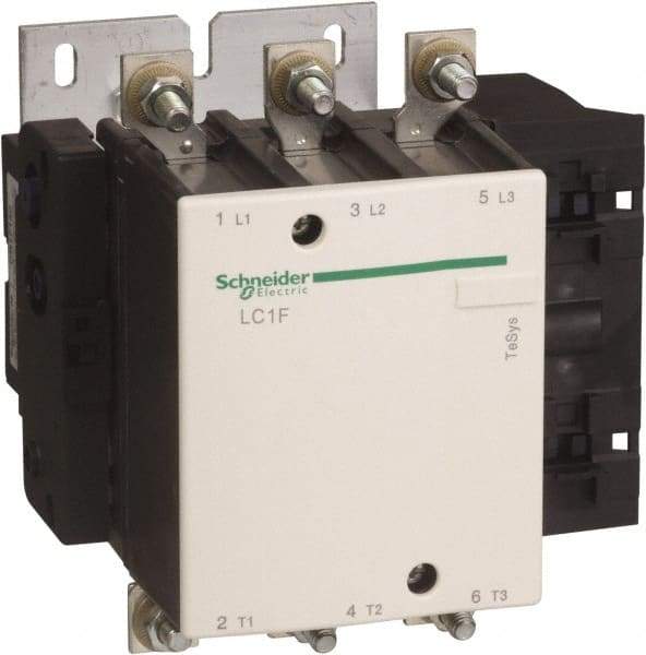 Schneider Electric - 3 Pole, 110 Coil VAC, 265 Amp at 440 VAC, Nonreversible IEC Contactor - Bureau Veritas, CCC, CSA, DNV, EN/IEC 60947-1, EN/IEC 60947-4-1, GL, JEM 1038, LROS, RINA, RMRoS, RoHS Compliant, UL Listed - Exact Tool & Supply