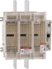 Schneider Electric - 3 Pole, 600 Volt, 200 Amp, Pressure Plate Fuse Holder - Compatible with J Class, 196mm Wide Fuse - Exact Tool & Supply