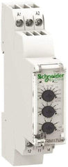 Schneider Electric - 110-240 VAC/DC Control Relay - DIN Rail Mount - Exact Tool & Supply