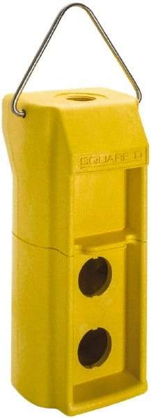 Square D - 2 Hole, 30mm Hole Diameter, Pushbutton Switch Enclosure - Exact Tool & Supply