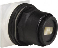 Schneider Electric - 1.18 Inch Mount Hole, 3 Position, Knob and Pushbutton Operated, Selector Switch Only - Momentary (MO), without Contact Blocks, Anticorrosive, Weatherproof, Dust and Oil Resistant - Exact Tool & Supply