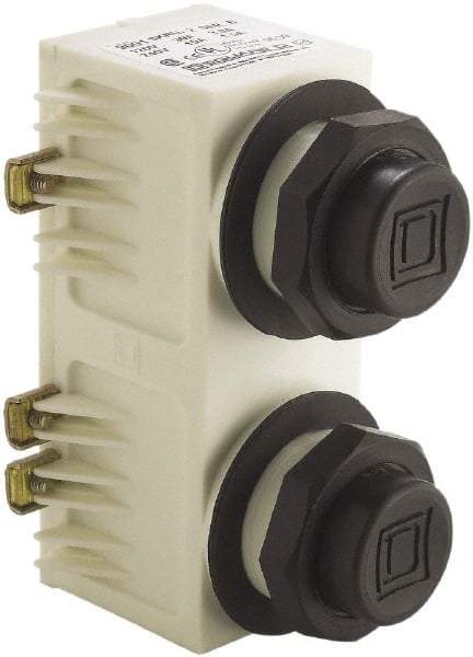 Schneider Electric - 30mm Mount Hole, Extended Straight, Pushbutton Switch - Momentary (MO) - Exact Tool & Supply