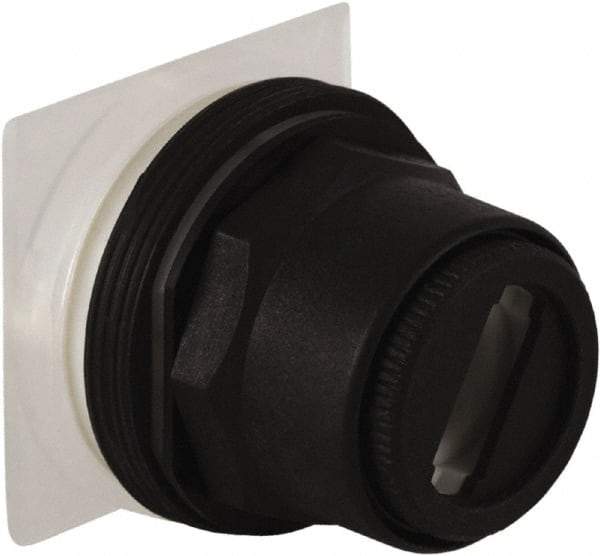 Schneider Electric - 30mm Mount Hole, 2 Position, Knob and Pushbutton Operated, Selector Switch Only - Maintained (MA), without Contact Blocks, Anticorrosive, Weatherproof, Dust and Oil Resistant - Exact Tool & Supply