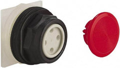Schneider Electric - 30mm Mount Hole, Extended Straight, Pushbutton Switch Only - Red Pushbutton, Momentary (MO) - Exact Tool & Supply