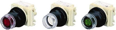 Schneider Electric - 30mm Mount Hole, Extended Straight, Pushbutton Switch Only - Momentary (MO) - Exact Tool & Supply