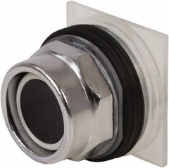Schneider Electric - 30mm Mount Hole, Extended Straight, Pushbutton Switch Only - Black Pushbutton, Momentary (MO) - Exact Tool & Supply