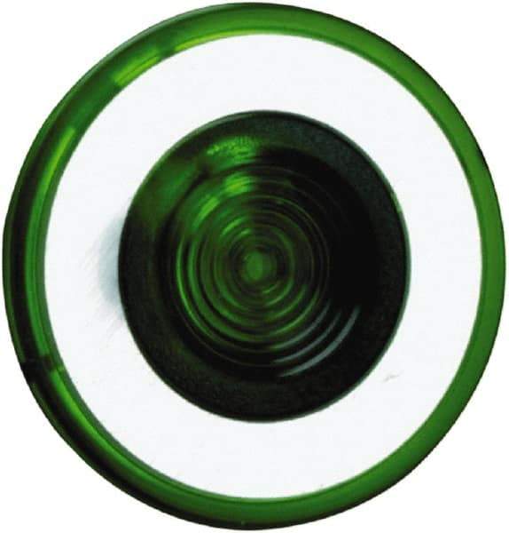 Schneider Electric - Extended Mushroom Head Pushbutton Switch Cap - Green, Illuminated - Exact Tool & Supply