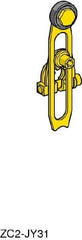 Telemecanique Sensors - 3.7 Inch Long, Limit Switch Roller Lever - Thermoplastic Roller, For Use with ZC2JE01, ZC2JE02, ZC2JE03, ZC2JE04, ZC2JE05, ZC2JE06, ZC2JE07 - Exact Tool & Supply