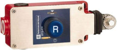 Telemecanique Sensors - NO/NC Configuration, 300 Volt, 10 Amp, Cable Safety Limit Switch - 30m Cable Length, 98 Ft. Cable Length, 7.9 Inch Wide x 1.57 Inch Deep x 2.7 Inch High - Exact Tool & Supply