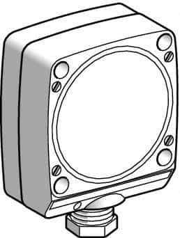 Telemecanique Sensors - NPN, PNP, 60mm Detection, Rectangular, Inductive Proximity Sensor - 3 Wires, IP67, 24 VDC, 80mm Wide - Exact Tool & Supply