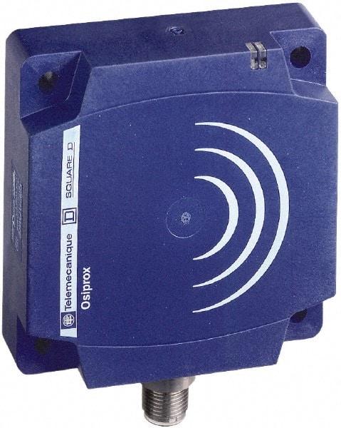 Telemecanique Sensors - NPN, NC, 40 to 60mm Detection, Flat, Inductive Proximity Sensor - 3 Wires, IP67, 12 to 24 VDC, 80mm Wide - Exact Tool & Supply