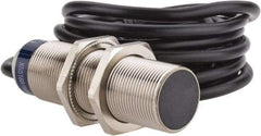 Telemecanique Sensors - NPN, PNP, 5mm Detection, Cylinder, Inductive Proximity Sensor - 2 Wires, IP68, IP69, 24 to 240 VAC/VDC, M18x1 Thread, 62mm Long - Exact Tool & Supply