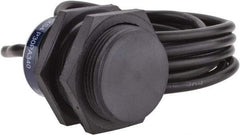 Telemecanique Sensors - PNP, 15mm Detection, Cylinder, Inductive Proximity Sensor - 3 Wires, IP68, 12 to 24 VDC, M30x1.5 Thread, 43mm Long - Exact Tool & Supply