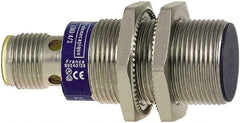 Telemecanique Sensors - PNP, NO/NC, 5mm Detection, Cylinder, Inductive Proximity Sensor - 4 Wires, IP67, 12 to 24 VDC, M18x1 Thread, 48mm Long - Exact Tool & Supply