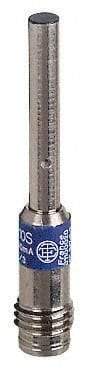 Telemecanique Sensors - NPN, 1mm Detection, Cylinder, Inductive Proximity Sensor - 3 Wires, IP67, 5 to 24 VDC, 41mm Long - Exact Tool & Supply
