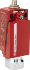 Telemecanique Sensors - NO/2NC Configuration, Multiple Amp Level, Metal Plunger Safety Limit Switch - 34mm Wide x 35mm Deep x 89mm High, IP66, IP67 Ingress Rating - Exact Tool & Supply