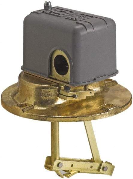 Square D - 1 NEMA Rated, DPST, Float Switch Pressure and Level Switch - 575 VAC, Line-Load-Load-Line Terminal - Exact Tool & Supply