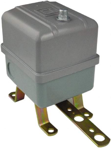 Square D - 1 NEMA Rated, DPST, Float Switch Pressure and Level Switch - 575 VAC, Line-Load-Load-Line Terminal - Exact Tool & Supply