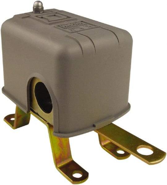 Square D - 1 NEMA Rated, DPST, Float Switch Pressure and Level Switch - 575 VAC, Line-Load-Load-Line Terminal - Exact Tool & Supply