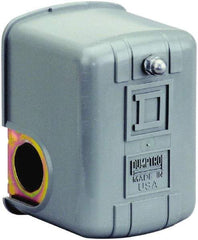 Square D - 1 and 3R NEMA Rated, 12 to 22 psi, Electromechanical Pressure and Level Switch - Adjustable Pressure, 230 VAC, L1-T1, L2-T2 Terminal, For Use with Square D Pumptrol - Exact Tool & Supply