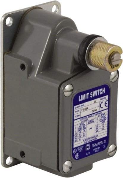 Square D - SPDT, 600 VAC, Screw Terminal, Rotary Head Actuator, General Purpose Limit Switch - 1, 2, 4, 12, 13 NEMA Rating, IP67 IPR Rating - Exact Tool & Supply