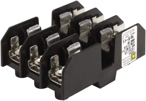Square D - 3 Pole, 600 Volt, 30 Amp, Surface Mount Fuse Holder - Exact Tool & Supply