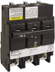 Square D - 100 Amp, 240 VAC, 3 Pole, Bolt On Miniature Circuit Breaker - 4-2/0 AWG - Exact Tool & Supply
