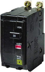 Square D - 50 Amp, 240 VAC, 2 Pole, Bolt On Miniature Circuit Breaker - 8-2 AWG - Exact Tool & Supply