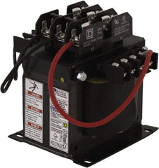 Square D - 1 Phase, 500 VA, Top Mount Fuse Block Control Transformer - 131°F Temp Rise - Exact Tool & Supply