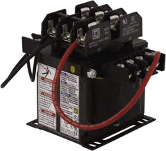 Square D - 1 Phase, 250 VA, Top Mount Fuse Block Control Transformer - 131°F Temp Rise - Exact Tool & Supply