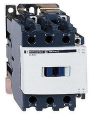 Schneider Electric - 3 Pole, 110 Coil VAC at 50/60 Hz, 50 Amp at 440 VAC and 80 Amp at 440 VAC, Nonreversible IEC Contactor - Exact Tool & Supply