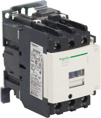 Schneider Electric - 3 Pole, 220 Coil VAC at 50/60 Hz, 40 Amp at 440 VAC and 60 Amp at 440 VAC, Nonreversible IEC Contactor - Exact Tool & Supply