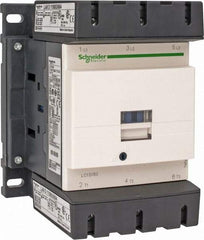 Schneider Electric - 3 Pole, 480 Coil VAC at 50/60 Hz, 150 Amp at 440 VAC, Nonreversible IEC Contactor - Bureau Veritas, CCC, CSA, CSA C22.2 No. 14, DNV, EN/IEC 60947-4-1, EN/IEC 60947-5-1, GL, GOST, LROS, RINA, RoHS Compliant, UL 508, UL Listed - Exact Tool & Supply