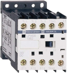 Schneider Electric - 3 Pole, 24 Coil VDC, 6 Amp at 440 VAC, IEC Contactor - BS 5424, CSA, IEC 60947, NF C 63-110, RoHS Compliant, UL Listed, VDE 0660 - Exact Tool & Supply