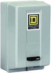 Square D - 3 Pole, 20 Amp Inductive Load, 208 to 240 Coil VAC at 60 Hz and 220 Coil VAC at 50 Hz, Definite Purpose Contactor - Exact Tool & Supply