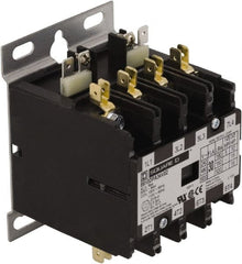 Square D - 4 Pole, 30 Amp Inductive Load, 208 to 240 Coil VAC at 60 Hz and 220 Coil VAC at 50 Hz, Definite Purpose Contactor - Exact Tool & Supply