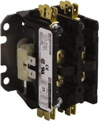Square D - 1 Pole, 30 Amp Inductive Load, 277 Coil VAC at 60 Hz, Definite Purpose Contactor - Phase 1 Hp:  2 at 115 VAC, 3 at 230 VAC, 40 Amp Resistive Rating, CE, CSA, UL Listed - Exact Tool & Supply